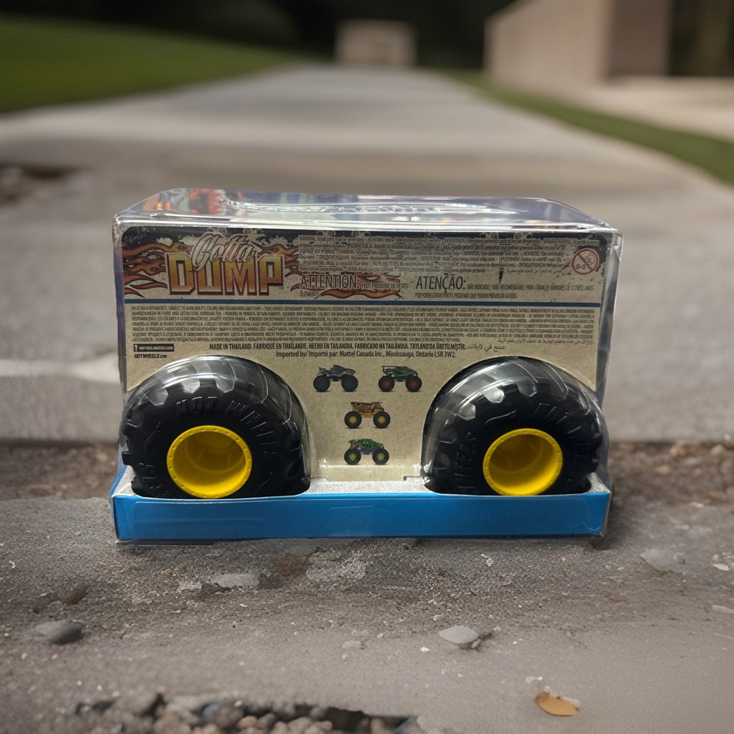 Hot Wheels Monster Trucks Oversized Gotta Dump Diecast Vehicle Truck Toy Ages 3+