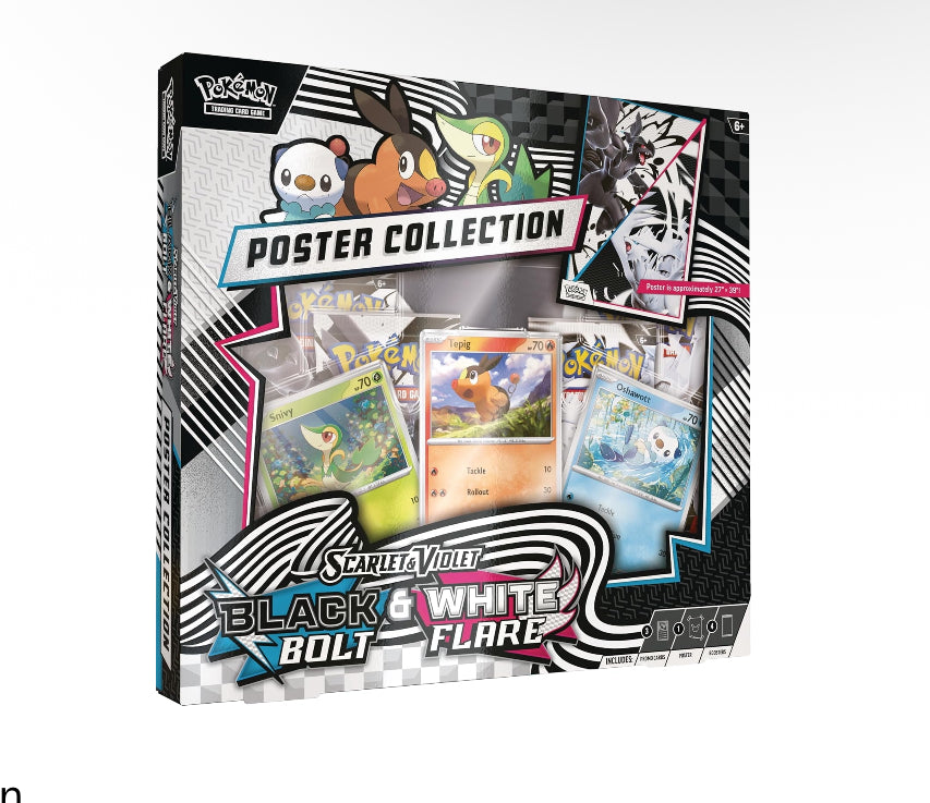Pokemon Black Bolt & White Flare Unova Poster Collection