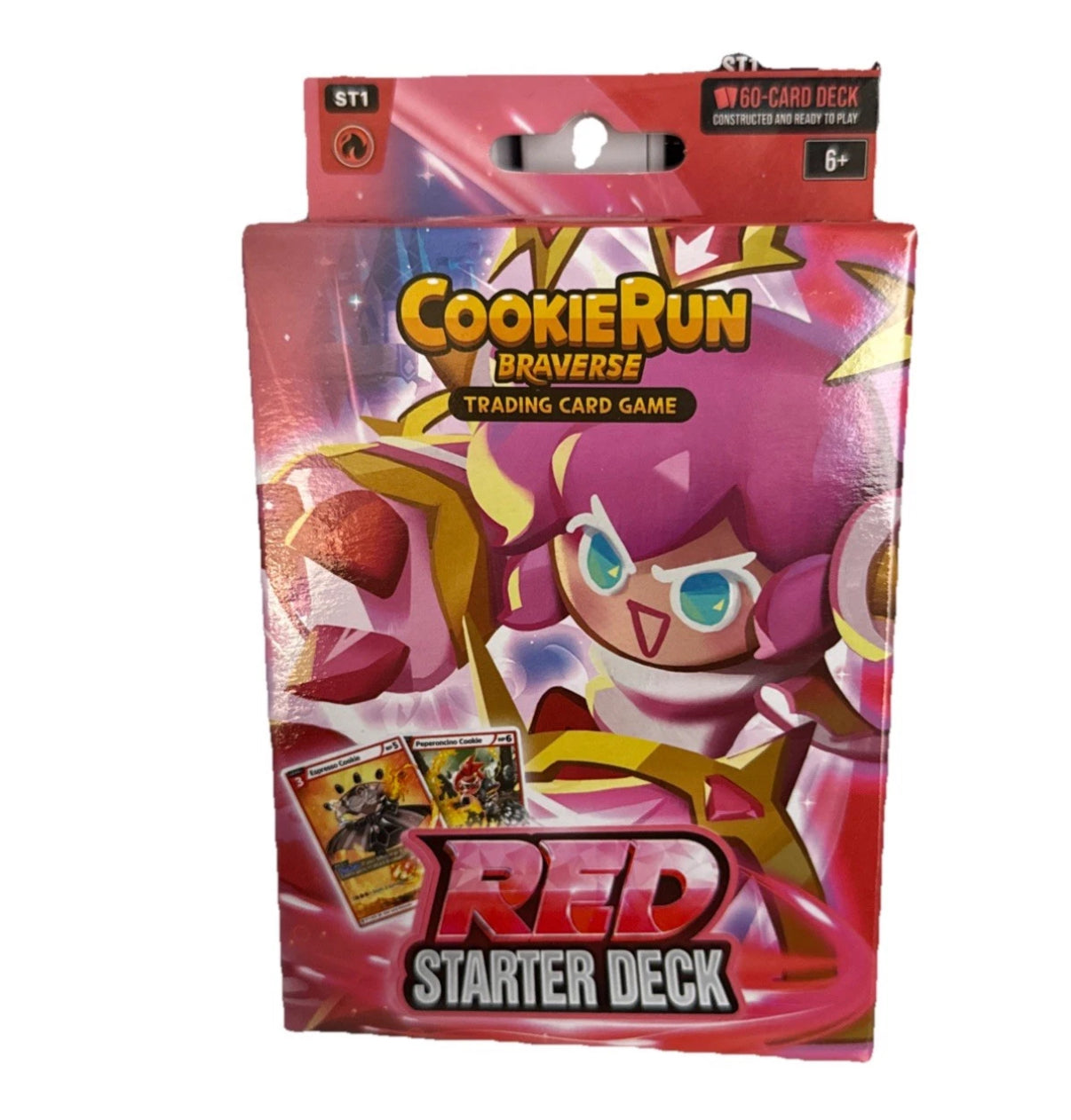 CookieRun TCG: Age of Heroes and Kingdoms booster display and 1 Starter Decks Bundle