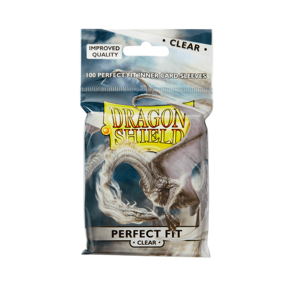 Dragon Shield Perfect Fit Inner Card Sleeves (Clear) Top or Side Loader