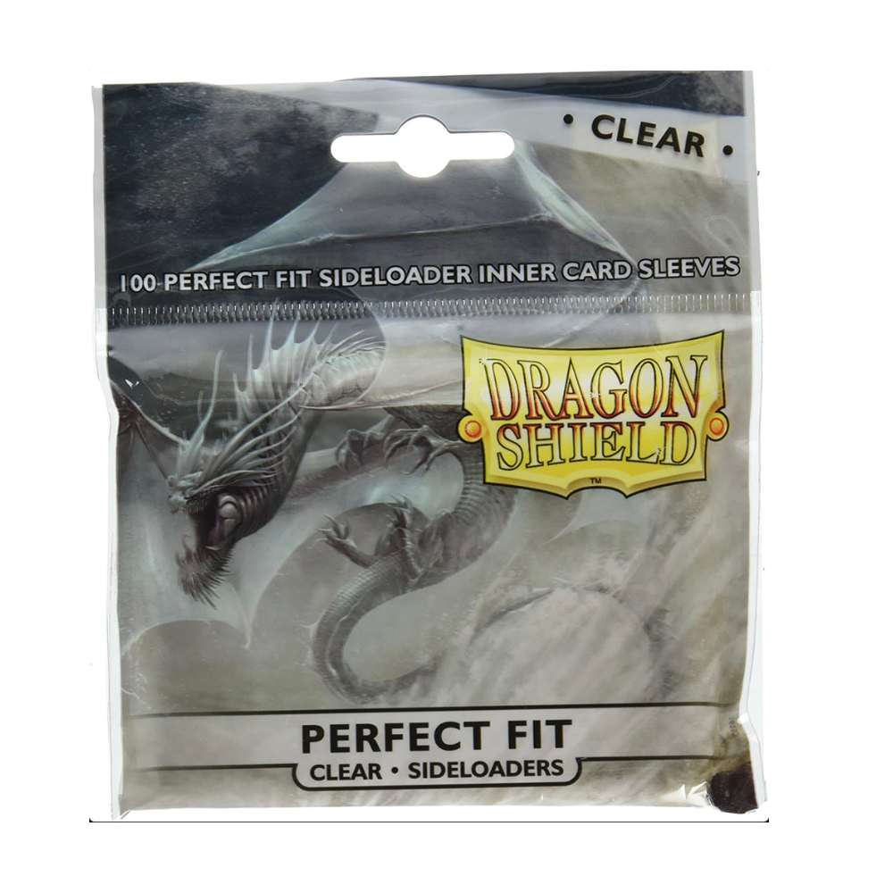 Dragon Shield Perfect Fit Inner Card Sleeves (Clear) Top or Side Loader