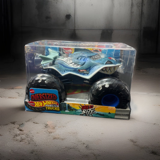 HOT WHEELS MONSTER TRUCKS 2025 GREAT BITE OVERSIZED 1:24 SCALE METAL MATTEL NEW