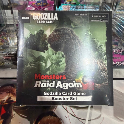 Godzilla TCG Monsters Raid Again BP02 3 Booster Packs NEW SEALED