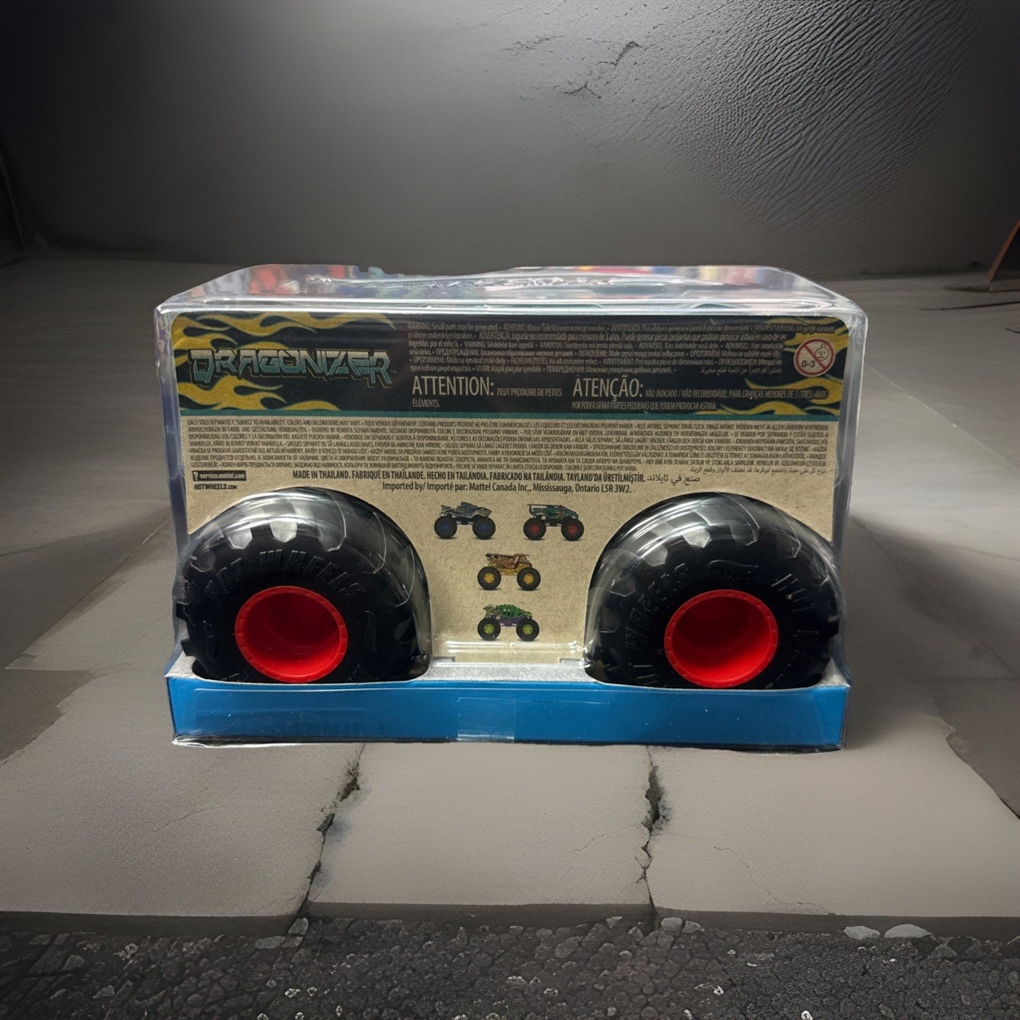 HOT WHEELS MONSTER TRUCKS OVERSIZED DRAGONIZER 1:24 SCALE METAL MATTEL NEW