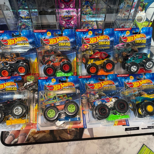 2026 Hot Wheels Monster Trucks complete Set of 8 Monster trucks