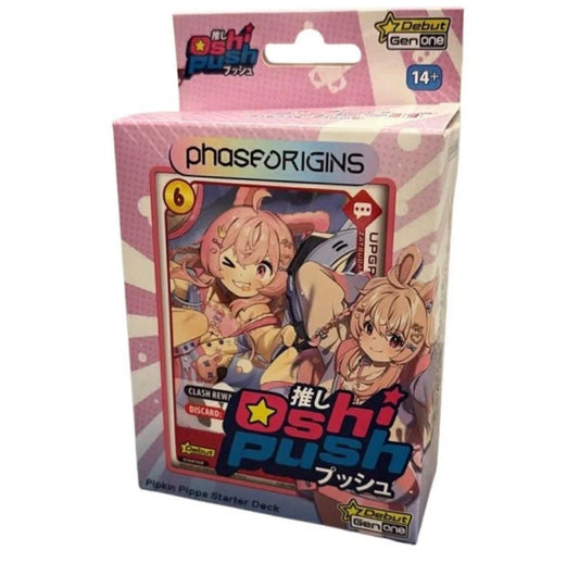 Oshi Push VTuber Card Game - Gen One Phase Origins Starter Deck - PIPKIN PIPPA
