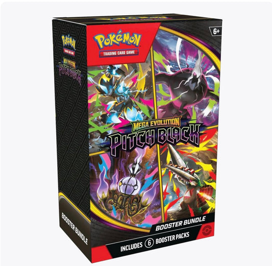 Pokemon Mega Evolutions Pitch Black Booster Bundle - 6 Packs