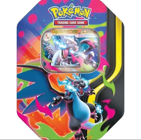 Mega Charizard X EX Tin
