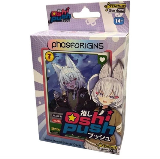 Oshi Push VTuber Card Game - Gen One Phase Origins Starter Deck - TENMA MAEMI