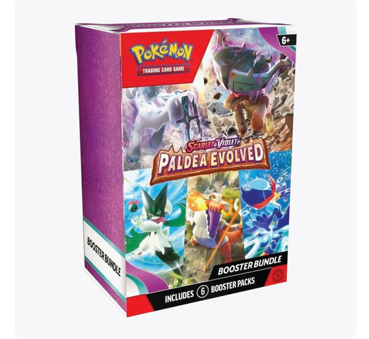 Pokémon Paldea Evolved Booster Bundle (6 packs)