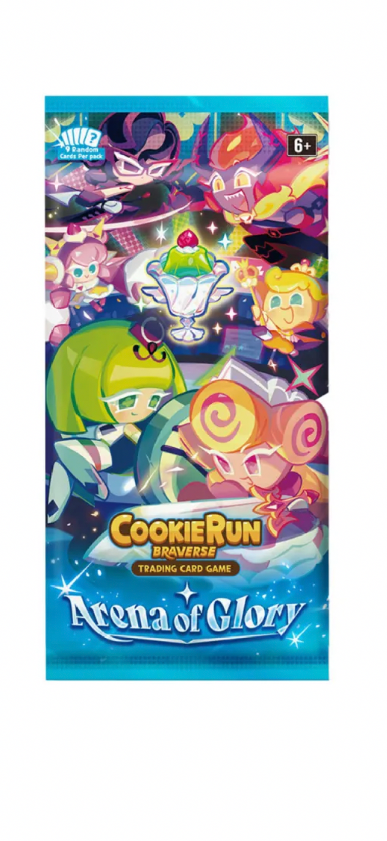 CookieRun: Braverse TCG – Arena of Glory Booster Pack (9 Cards)