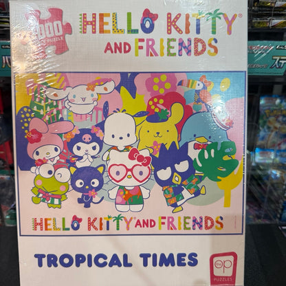 Hello Kitty & Friends Tropical Times Jigsaw Puzzle 1000pc- New and Sealed