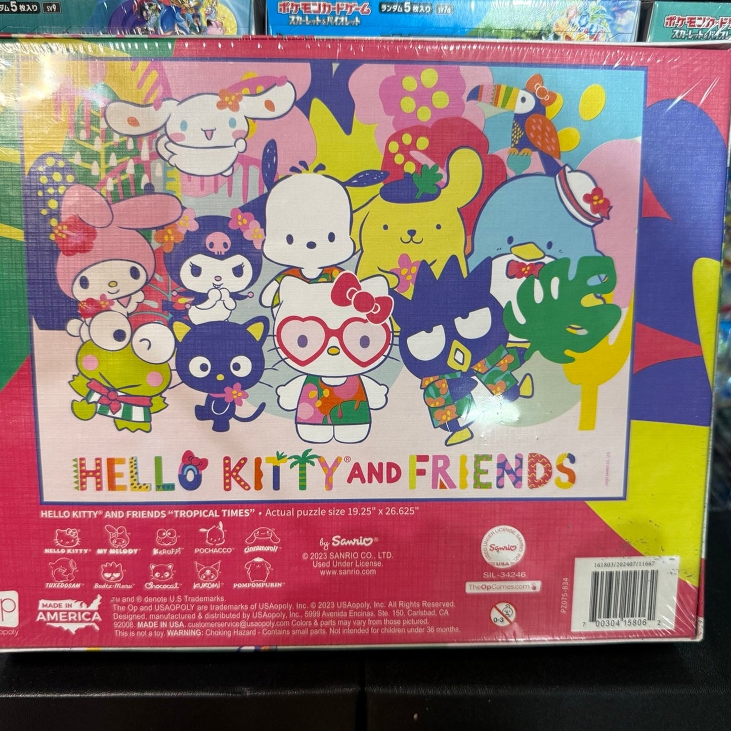 Hello Kitty & Friends Tropical Times Jigsaw Puzzle 1000pc- New and Sealed