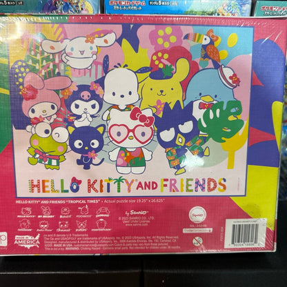 Hello Kitty & Friends Tropical Times Jigsaw Puzzle 1000pc- New and Sealed