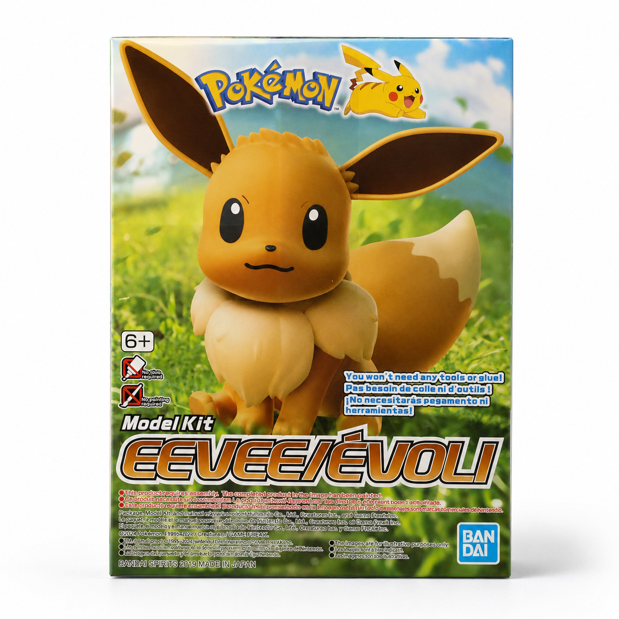 Bandai Pokémon Model Kit Eevee snap-fit model kit