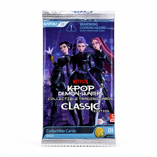 KPop Demon Hunters Classic Edition Series 1 sealed 5-card booster pack