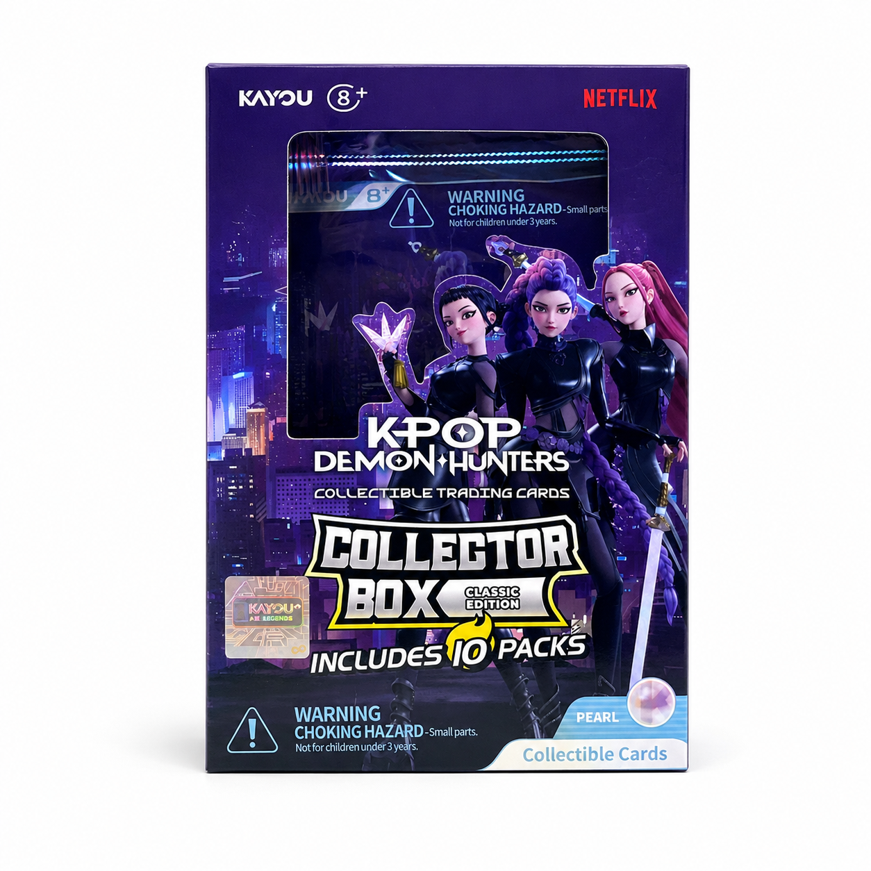 KPop Demon Hunters Classic Edition Series 1 collector box with 10 packs