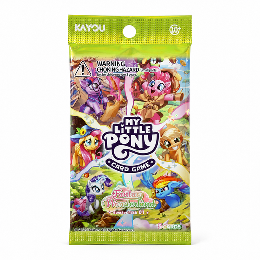 My Little Pony Card Game Fantasy Wonderland Booster Pack 01, 5 cards