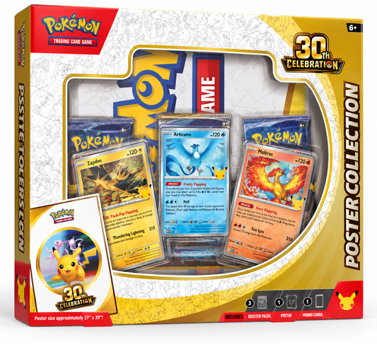 Pokémon TCG 30th Celebration Poster Collection