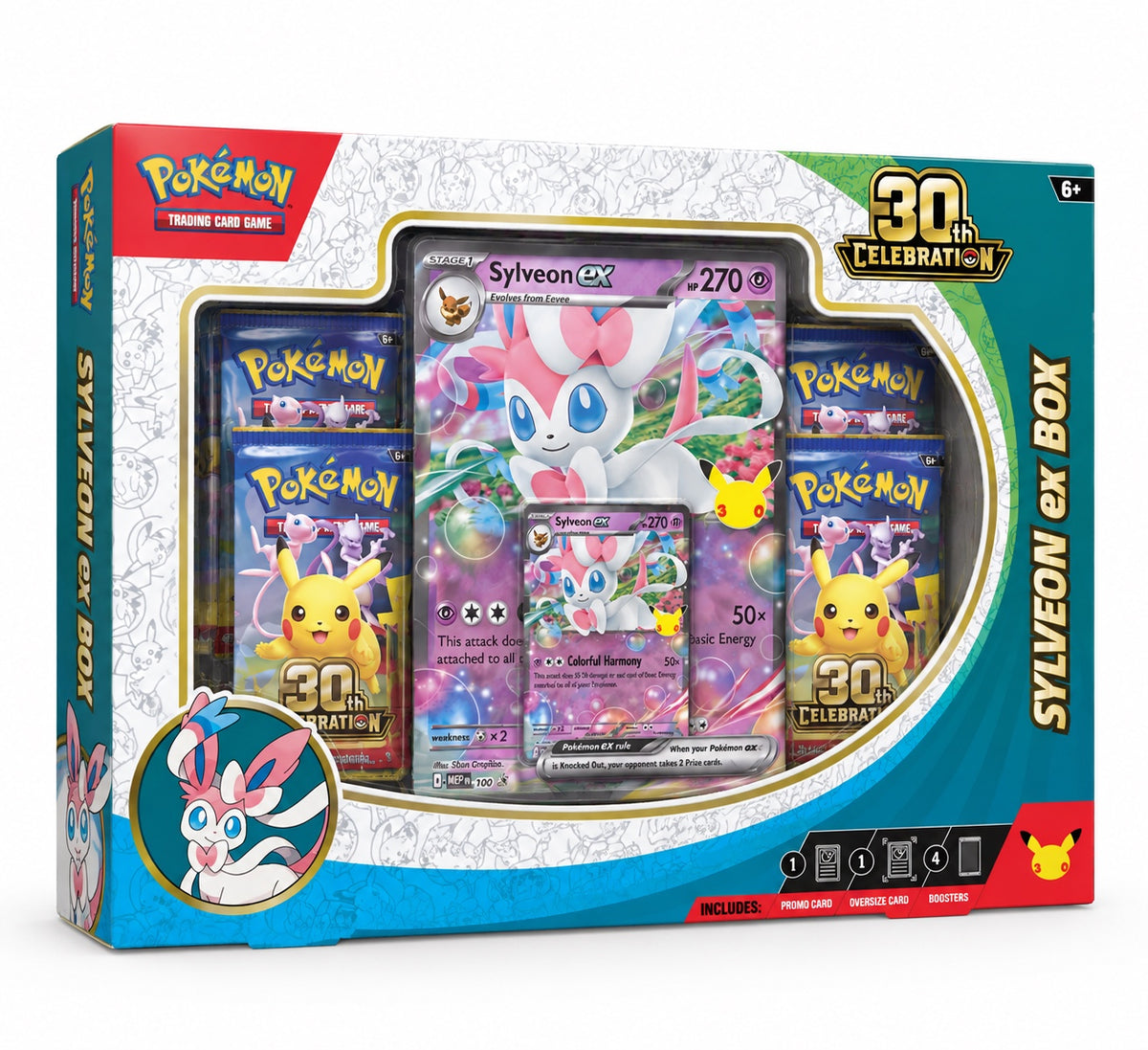 Pokémon TCG 30th Celebration Sylveon ex Box