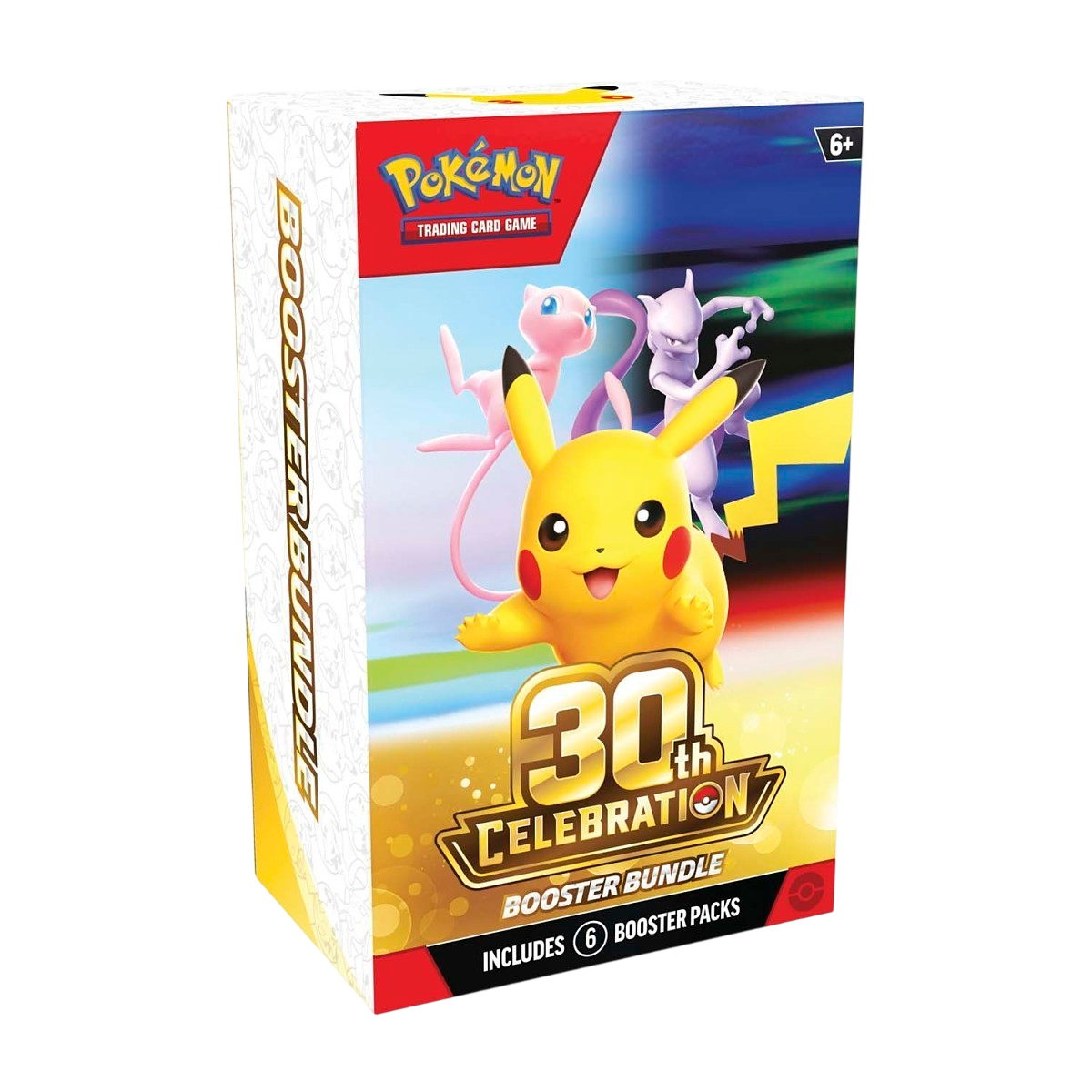 Pokémon TCG 30th Celebration Booster Bundle containing six booster packs