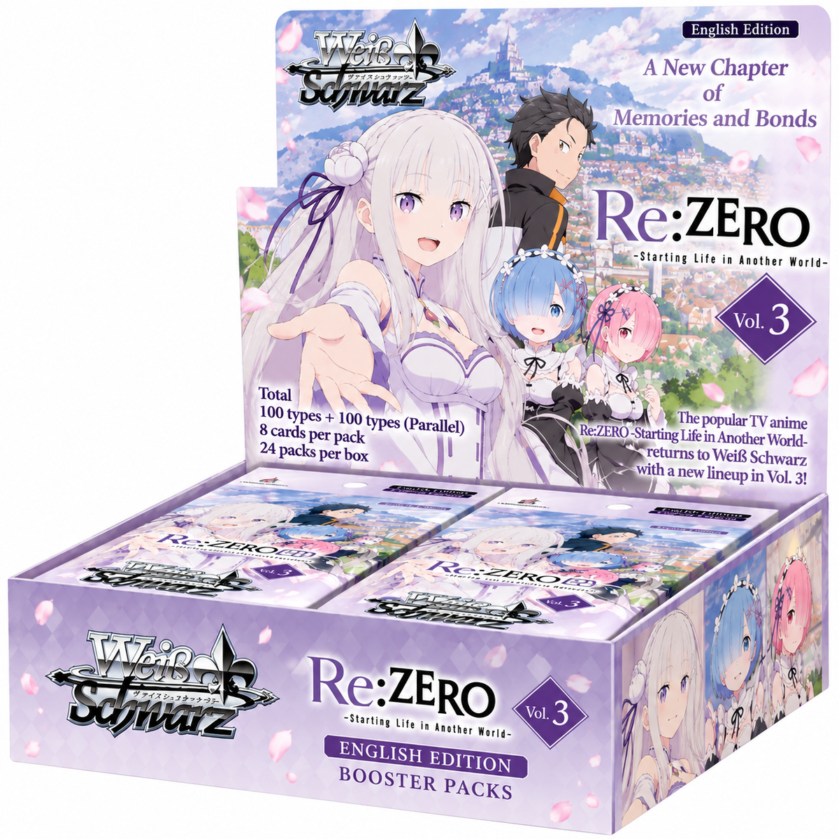 Weiss Schwarz Re:ZERO Starting Life in Another World Vol. 3 English Booster Box